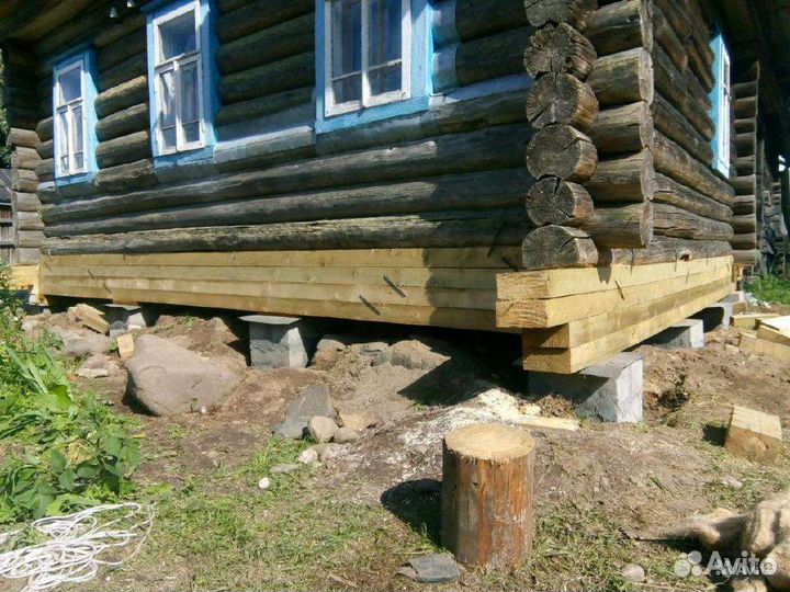 Ремонт полов,замена венцов
