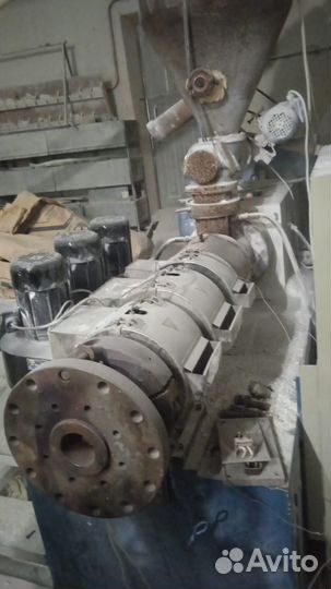 Конический двухшнековый экструдер SJZ-55/110