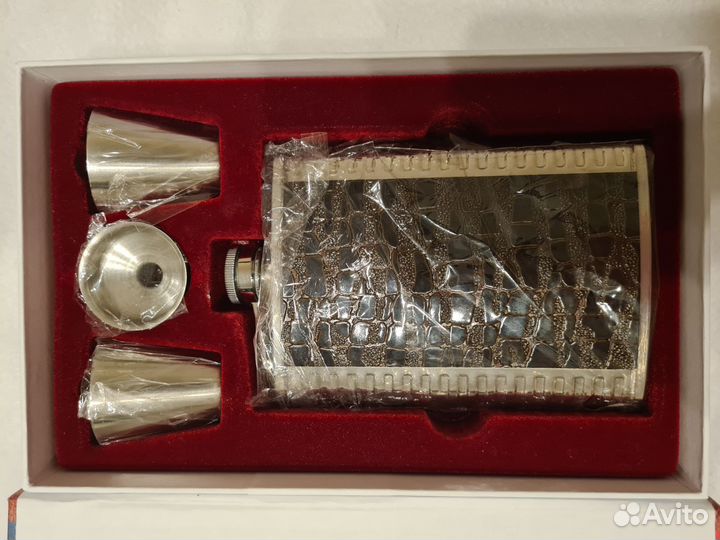 Набор подарочный пдд РФ фляга+2стопки