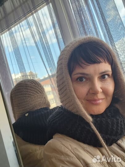 Шапка (чепчик) женский из ангоры