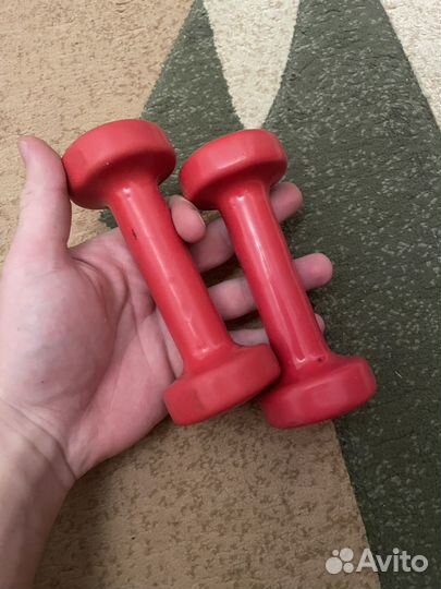 Гантели 1 кг детские