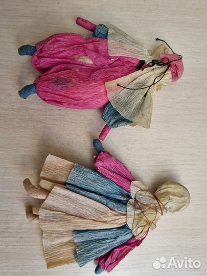 Набор ретро елочных игрушек. 4 шт. СССР