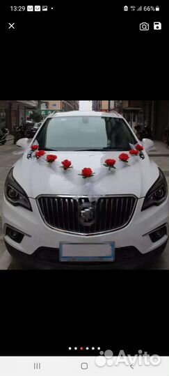 Свадебные украшения на авто