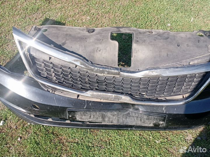 Бампер бу слом передний Киа Рио 3 2016 г бу
