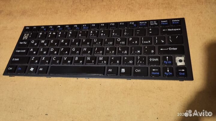 Клавиатуры Б/У для ноутбуков Sony, Dell,RoverBook