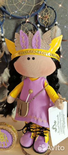 Текстильная кукла ручной работы