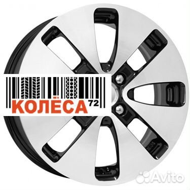 Кик кс582 (Rio) 6x15 4x100 ET48 Dia54.1 алмаз черн