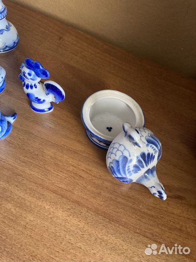 Фарфоровая посуда гжель