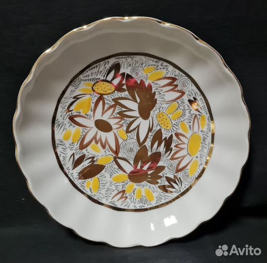 Предметы из сервиза золотые ромашки лфз СССР