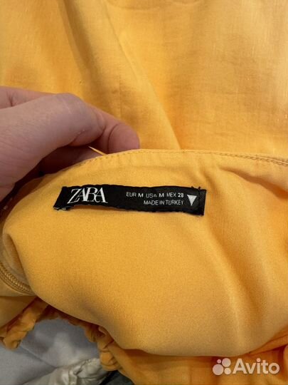 Платье льняное Zara