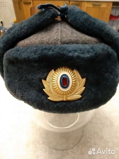 Шапка полицейская зимняя детская