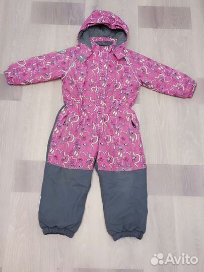 Зимний комбинезон для девочки 110 +6см LappiKids
