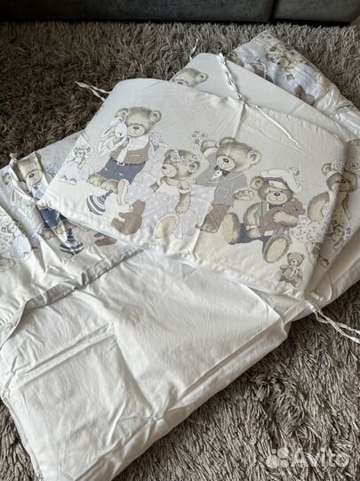 Бортики в детскую кроватку бу