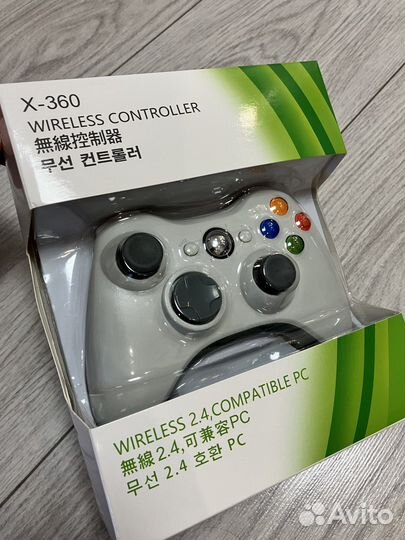 Джойстик беспроводной xbox 360