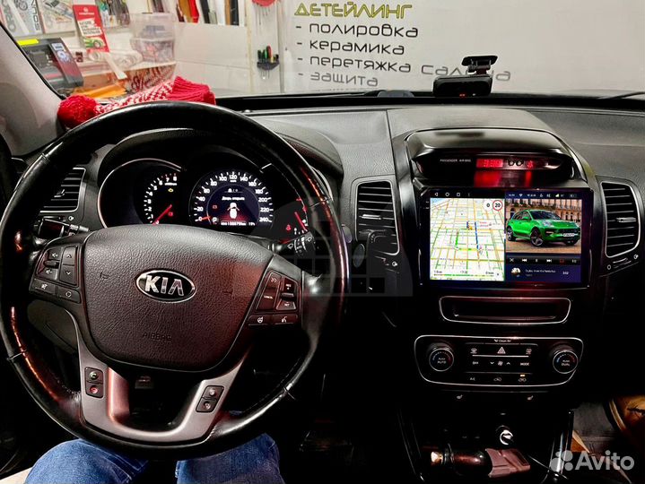 Магнитола android 3.32 Kia Sorento 2012-2020 Big