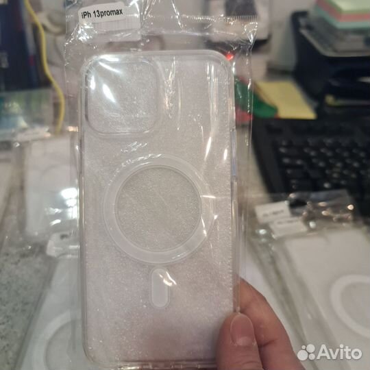 Чехол Clear Case (magsafe) для iPhone