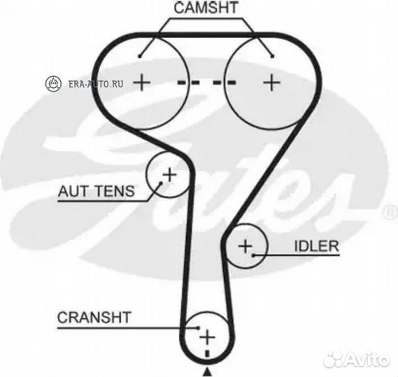 Gates 5603XS ремень грм 146x240\ Alfa Romeo 159, Opel Astra 1.6/1.8 04