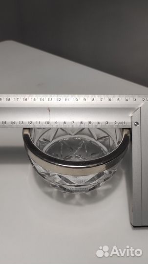 Хрустальная ваза/конфетница/салатница, СССР, 500мл