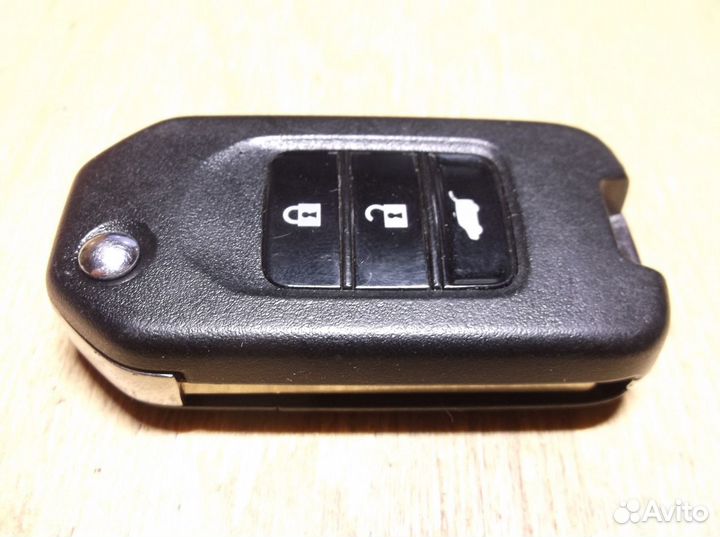 Honda оригинальный выкидной чип ключ 3 кнопки