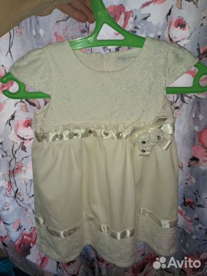 Платье для девочки 92