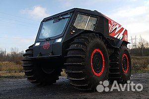 Катание на вездеходе-амфибии шерп по болотам Орши