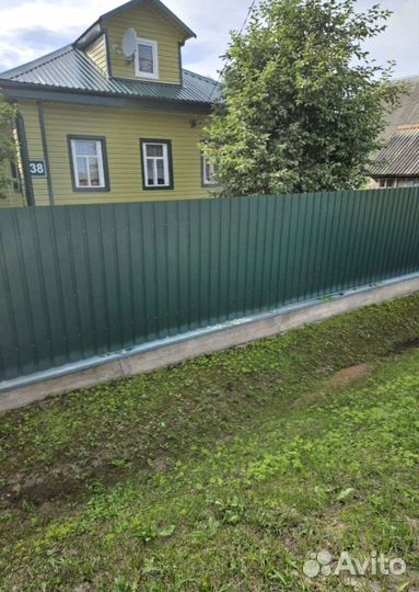 Забор из профлиста