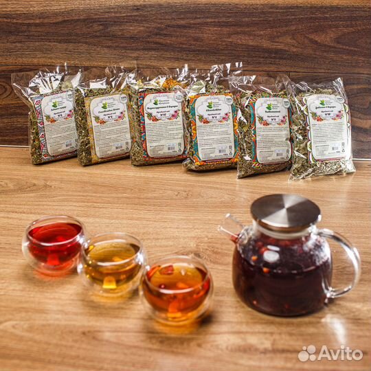 Крымские травяные чаи в ассортименте