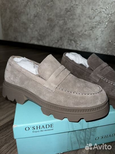 Лоферы зимние женские