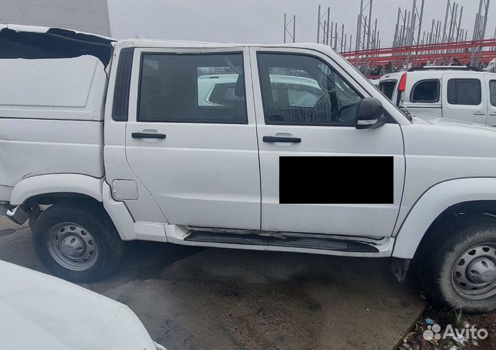 УАЗ Pickup 2.7 МТ, 2019, битый, 60 000 км