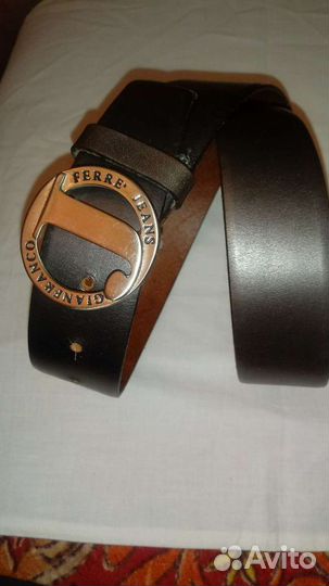 Ремень мужской кожаный Италия