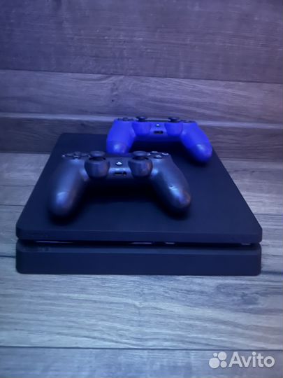 Sony playstation 4 slim+9игр+2геймпада