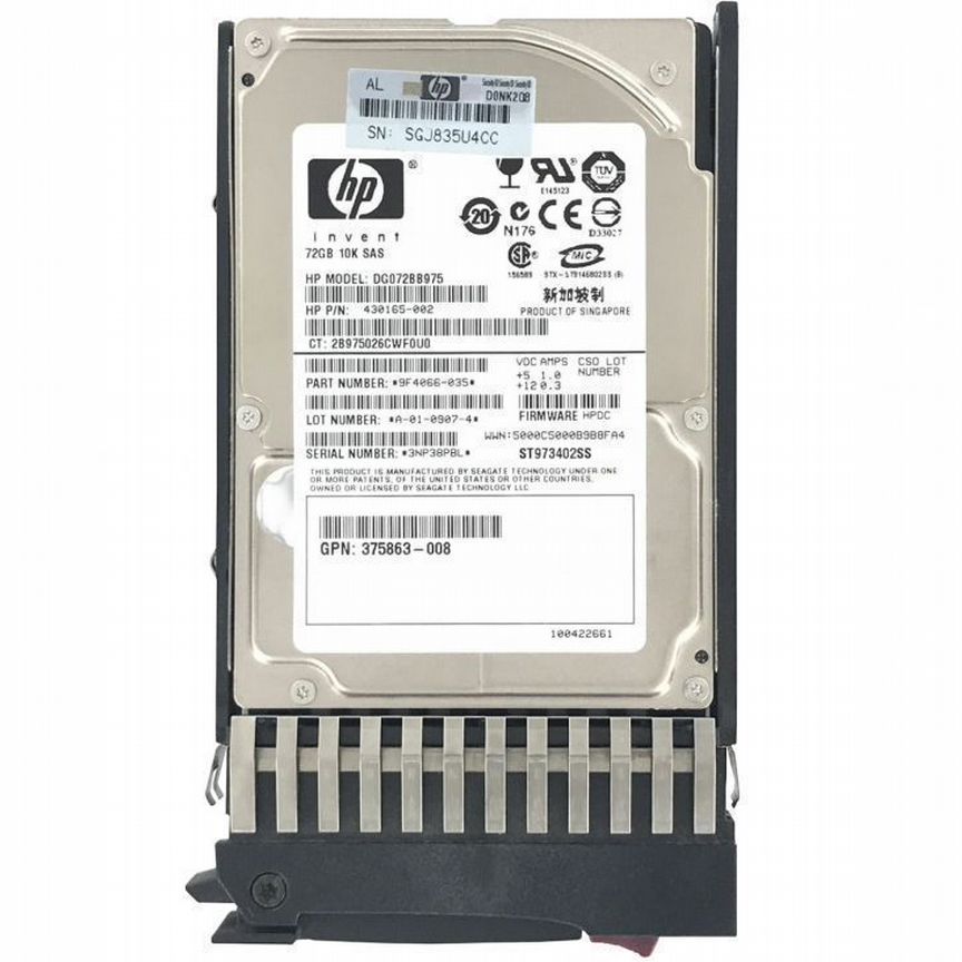 [DG072BB975] Жесткий Диск Hp 72gb Sas Dg072bb975