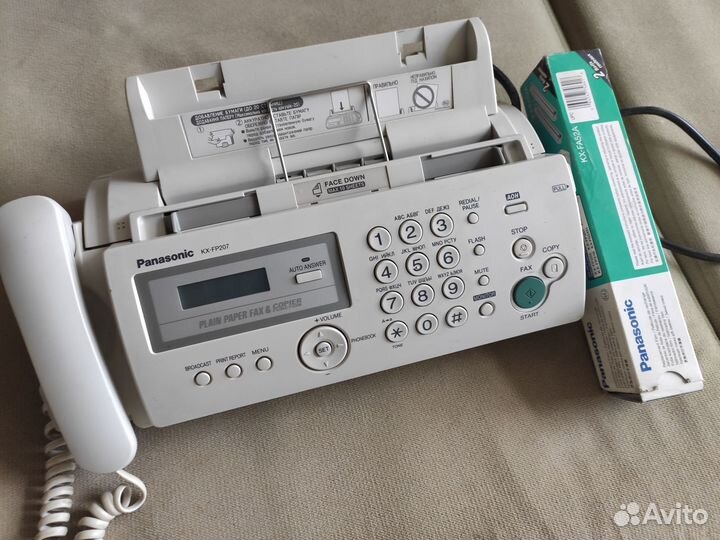 Факс panasonic kx-fp207