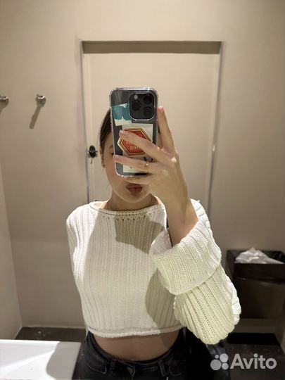 Свитер укороченный indress one size