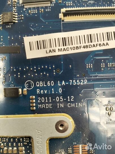 Материнская плата LA-9631P