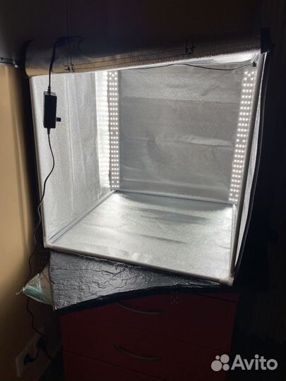 Фотобокс для предметной съемки 60*60*60 см с LED