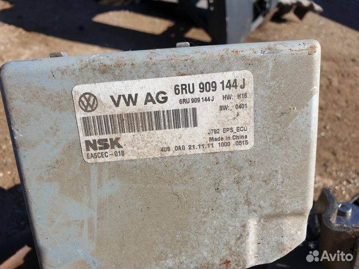 Колонка рулевая эур vw polo sedan усилитель руля