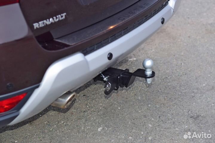 Фаркоп съемный квадрат renault Duster 2012+ Kaptur