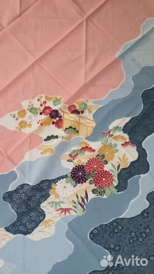 Большие старинные платки, фурошики, Япония