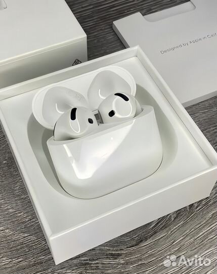 Airpods 4 с шумоподавлением + гарантия