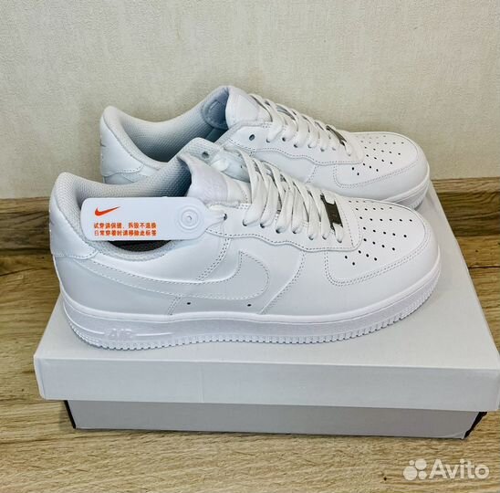 Кроссовки nike air force 1 белые