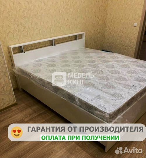 Кровать двуспальная 140х200
