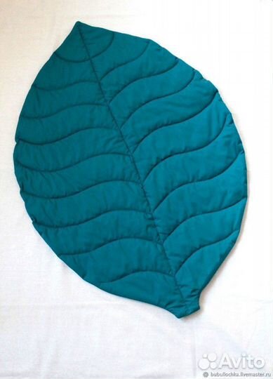 Интерьерный коврик лист плед