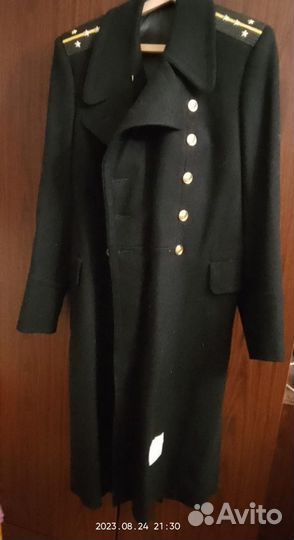 Шинель офицерская СССР морская