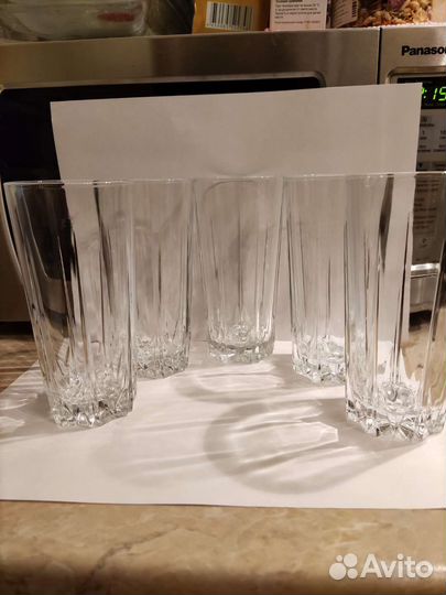 Хрусталь/стекло вазы, стаканы, рюмки