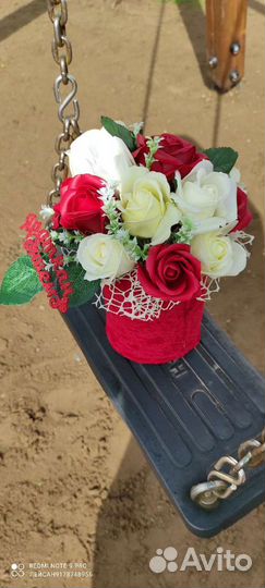 Букет в бархатной коробке