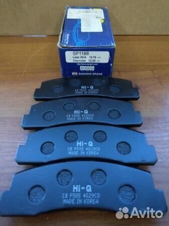 Колодки передние LADA niva Chevrolet Niva