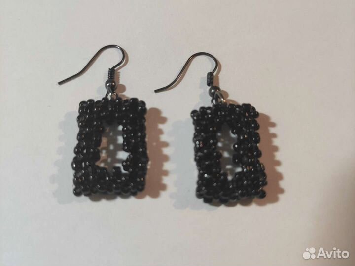 Серьги из бисера