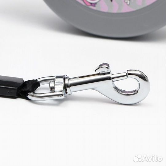 Рулетка с фонарем и отсеком для пакетов 5 м, max 5