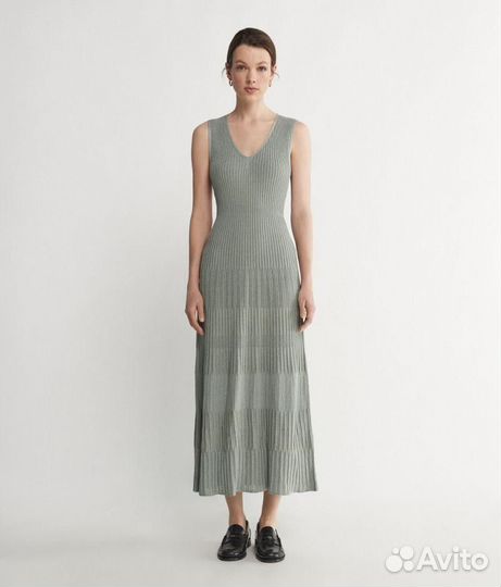 Платье с V-образным вырезом Falconeri